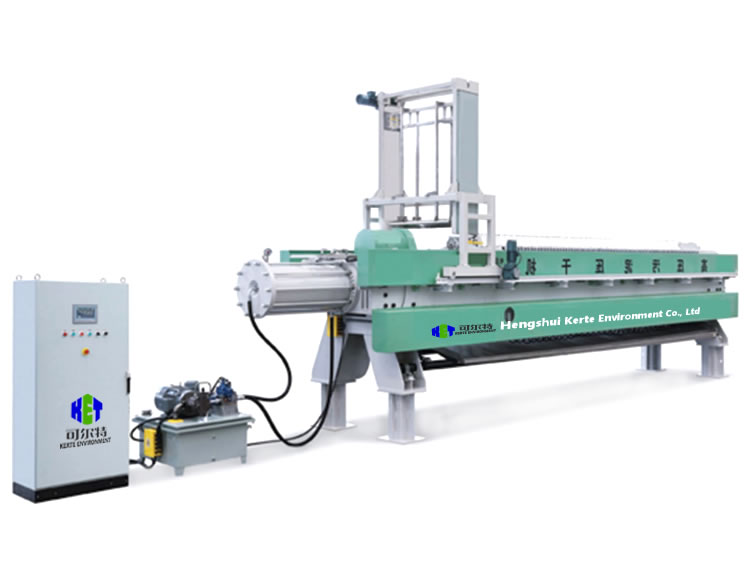 The basic operation process of a filter press can be summarized into the following 5 main steps